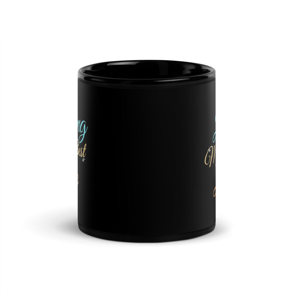 Living My Best Life - Feeling Good Coffee Mug (Black) - Image 3