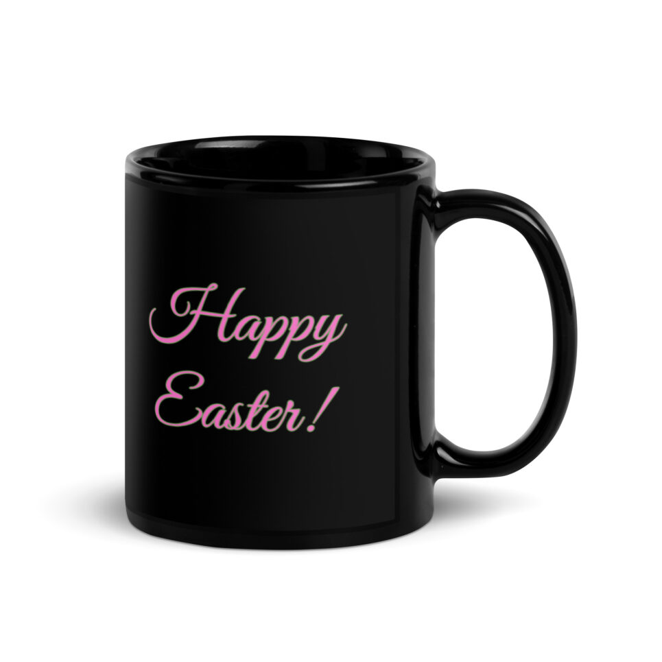 Happy Easter Mug (Black)