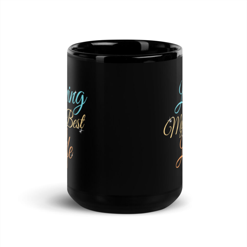 Living My Best Life - Feeling Good Coffee Mug (Black) - Image 6