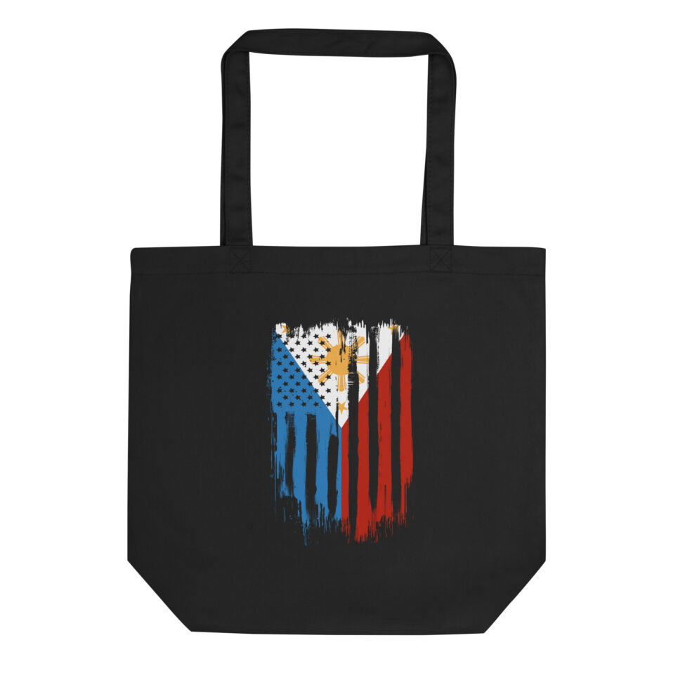 American Philippines Filipino Flag Eco Tote Bag