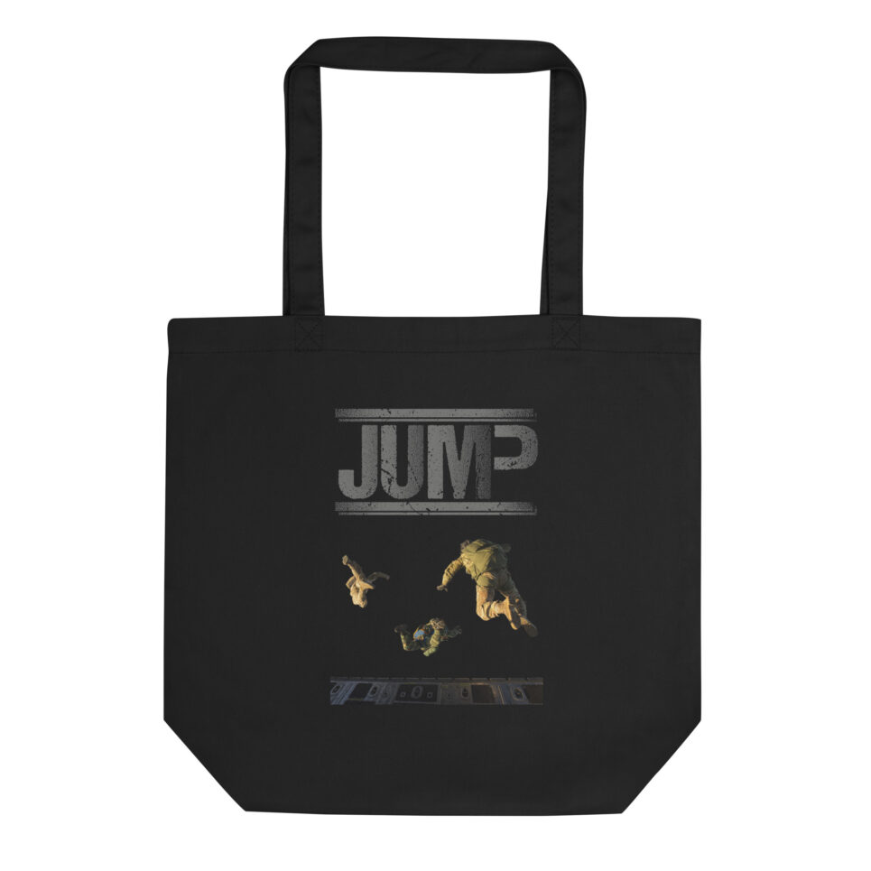 Military Jump Skydive Parachute Paratrooper Eco Tote Bag
