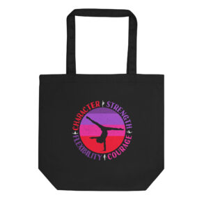 Girls Gymnastics Character Strength Courage Eco Tote Bag