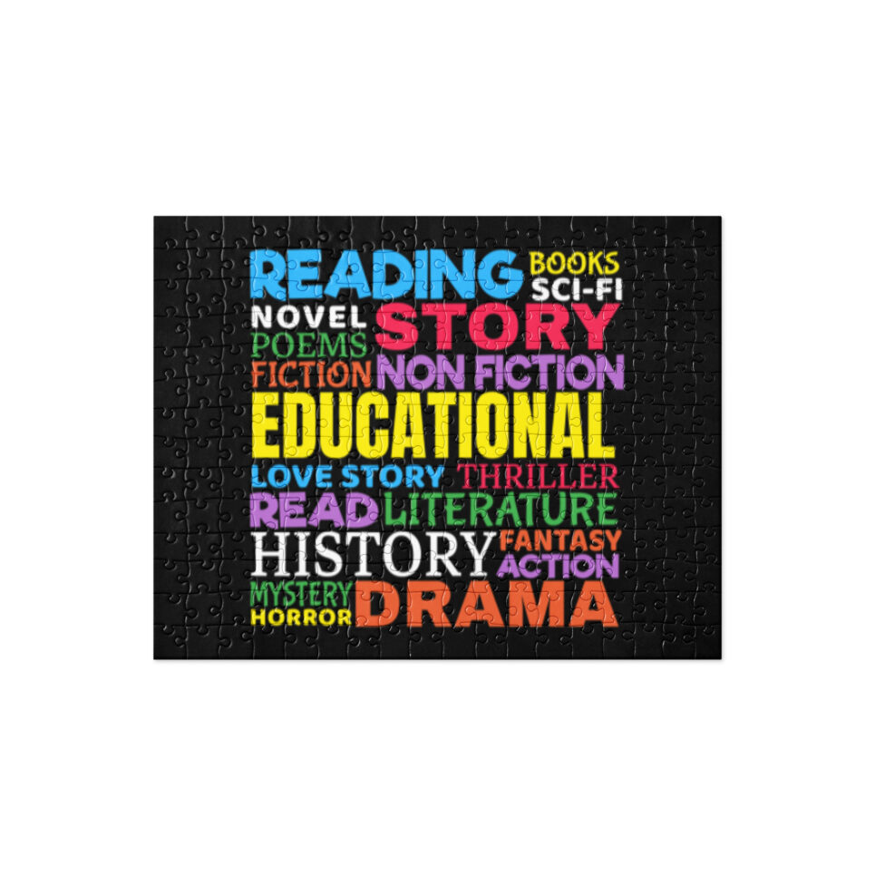 Reading Word Art Jigsaw Puzzle