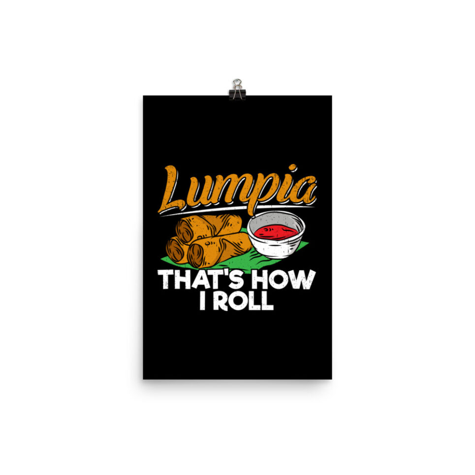 Philippines Filipino Lumpia Food Quote Photo paper poster - Image 2