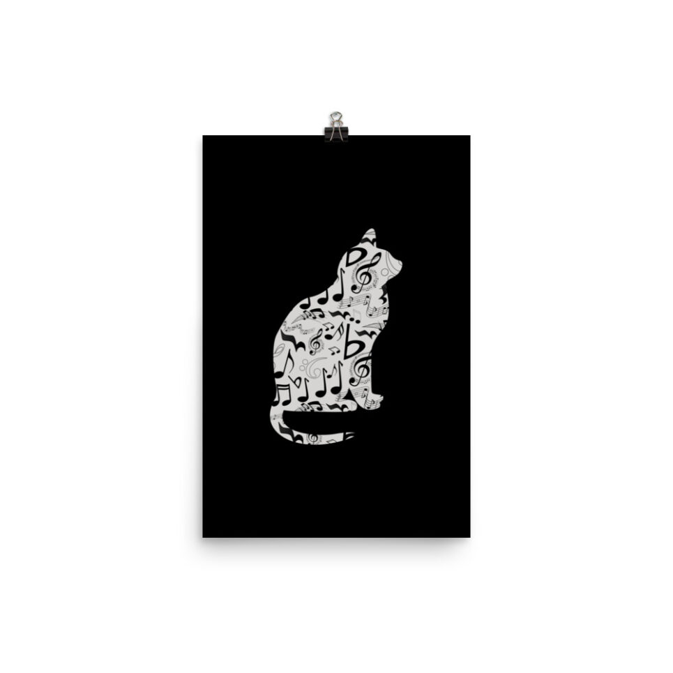Music Musical Cat Musician  Photo paper poster - Image 2