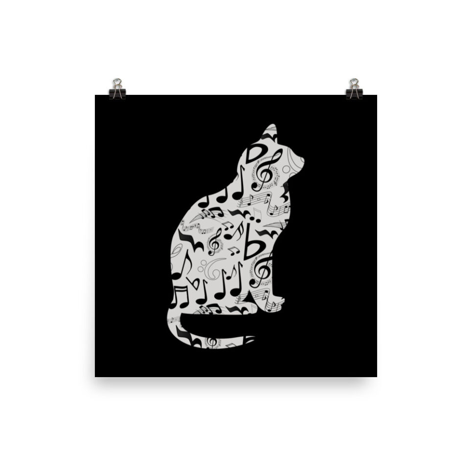 Music Musical Cat Musician  Photo paper poster - Image 3