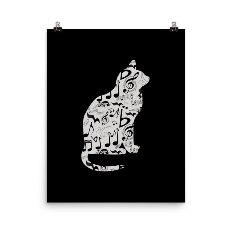 Music Musical Cat Musician  Photo paper poster - Image 4