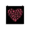 Girls Gymnastics Red Heart - Women Gymnast Photo paper poster - Image 5