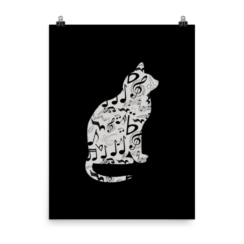 Music Musical Cat Musician  Photo paper poster - Image 6