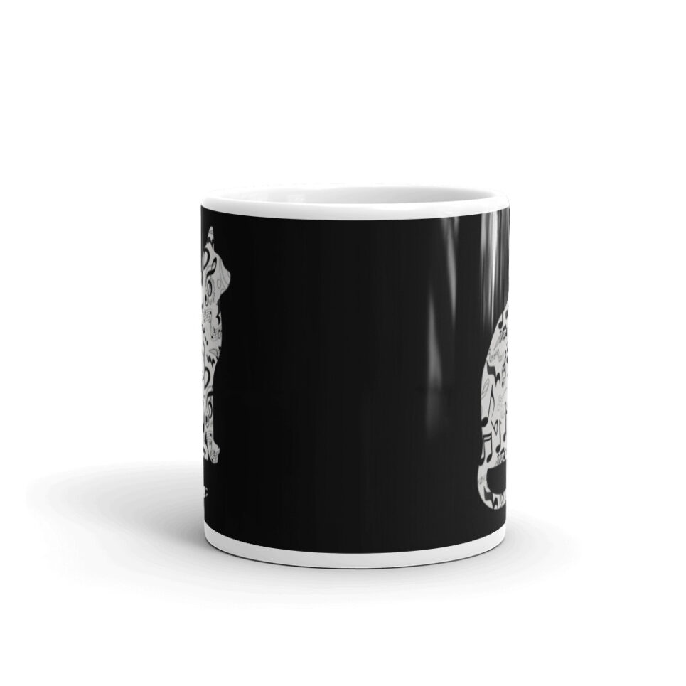 Music Musical Cat Musician  White glossy mug - Image 3