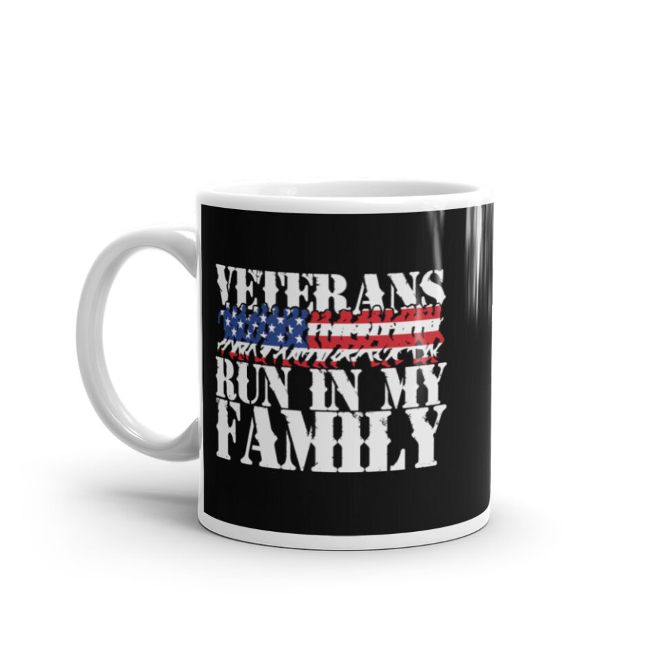 Veterans Run in My Family Coffee Mug - Image 2