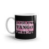 Military Whiskey Tango Foxtrot Pink Camo White glossy mug - Image 2