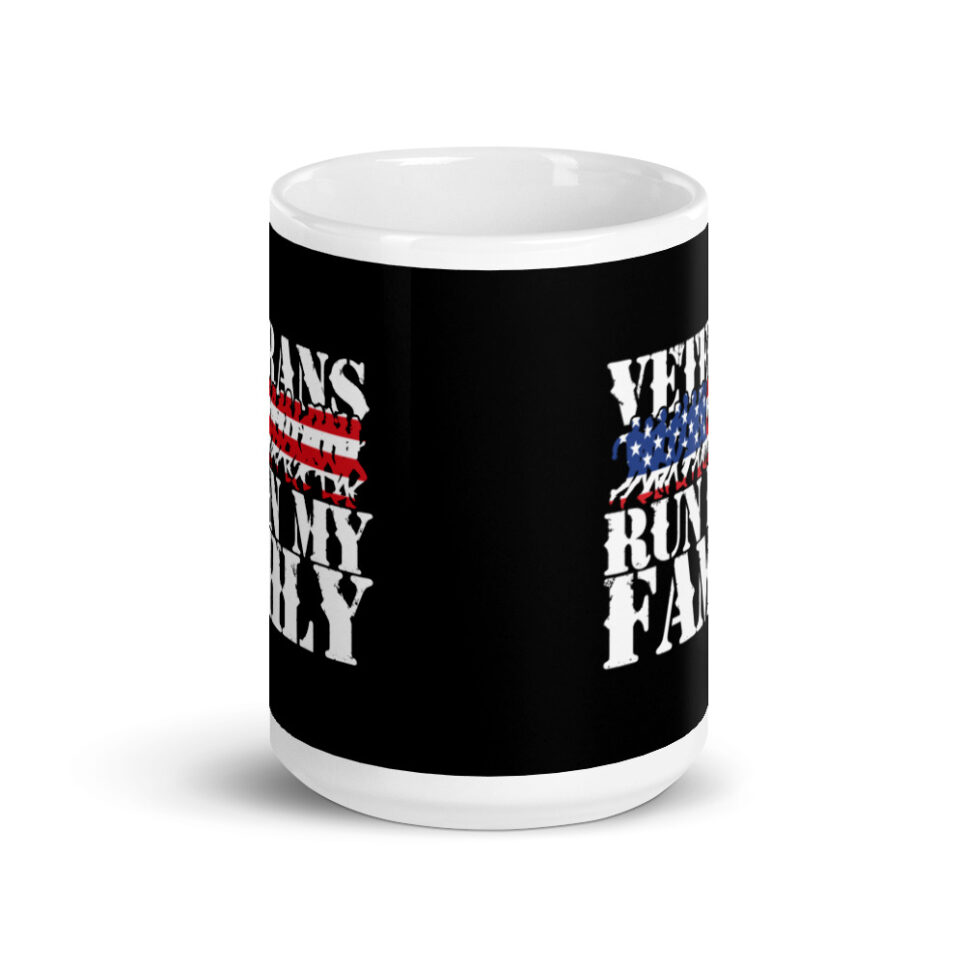 Veterans Run in My Family Coffee Mug - Image 6